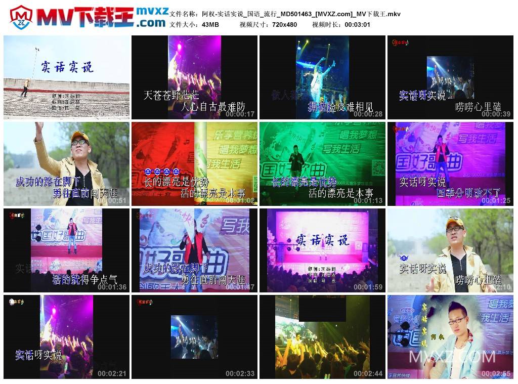 阿权-实话实说_国语_流行_MD501463